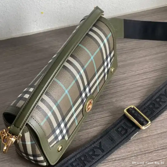 Official FirstBag Ru Handle BURBERRY Top Note Bag-24*8*14cm 0520